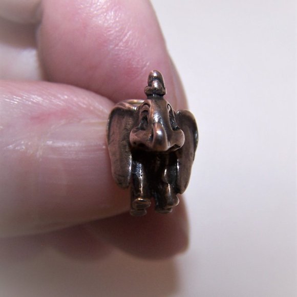 Walt Disney Productions Sterling Silver 3D Figural Charm - Dumbo the Elephant - Picture 4 of 9
